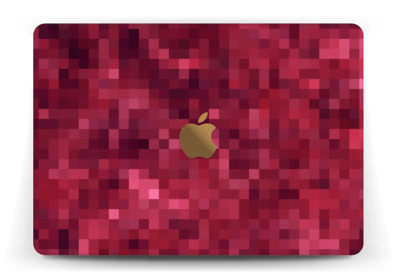 Red pixles Skin MacBook 12”