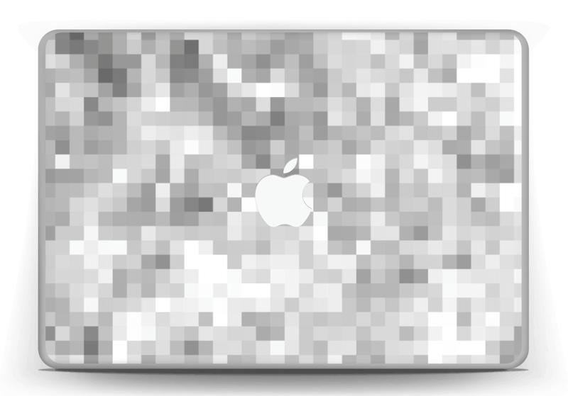 Svart-hvit pixel Skin MacBook Pro 13” -2015