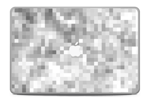 Silver pixels Skin MacBook Pro 17” -2015