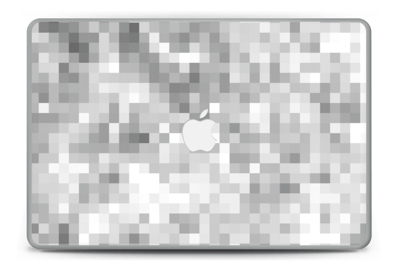 Silver pixels Skin MacBook Pro 15” -2015