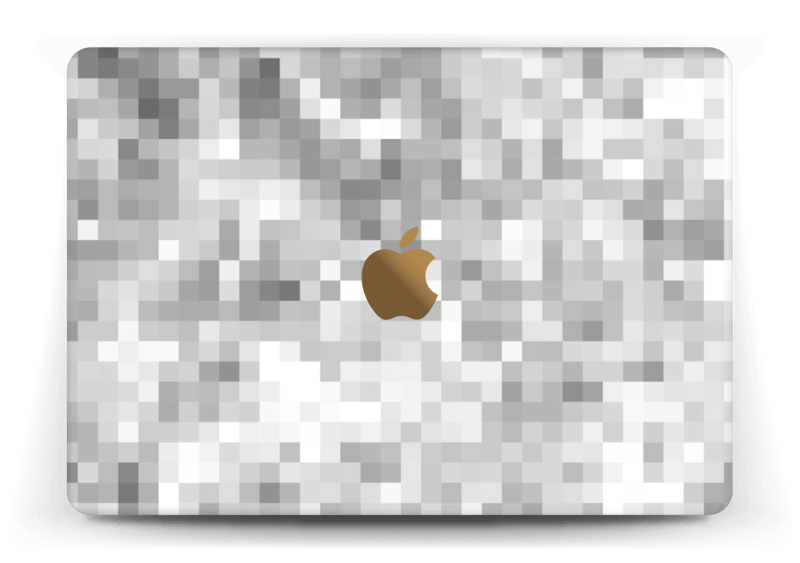 Silver pixels Skin MacBook 12”