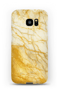 Kultainen marmori kuoret Galaxy S7 Edge