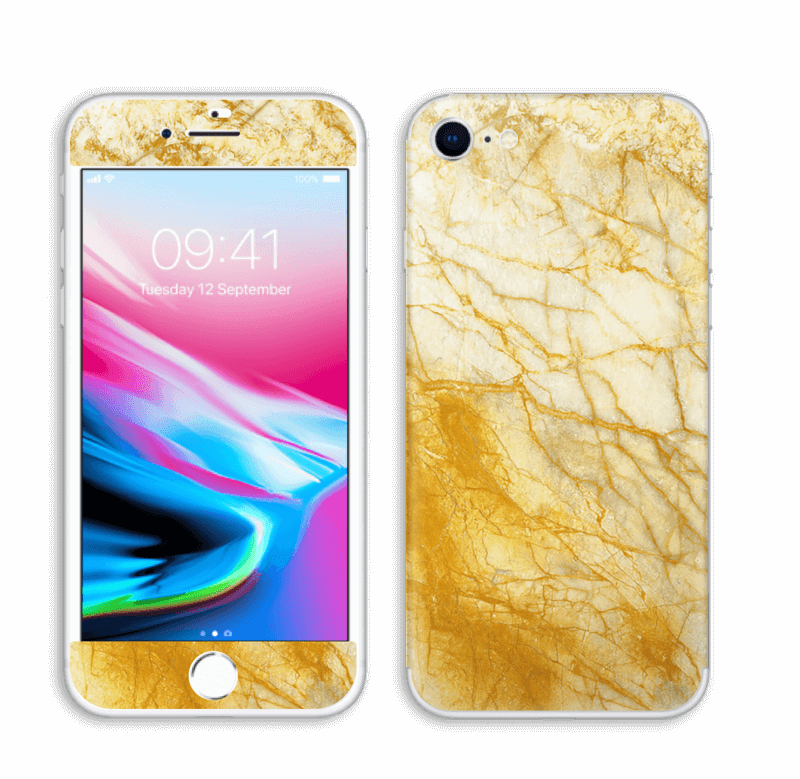 Rust og gull stein Skin IPhone 8