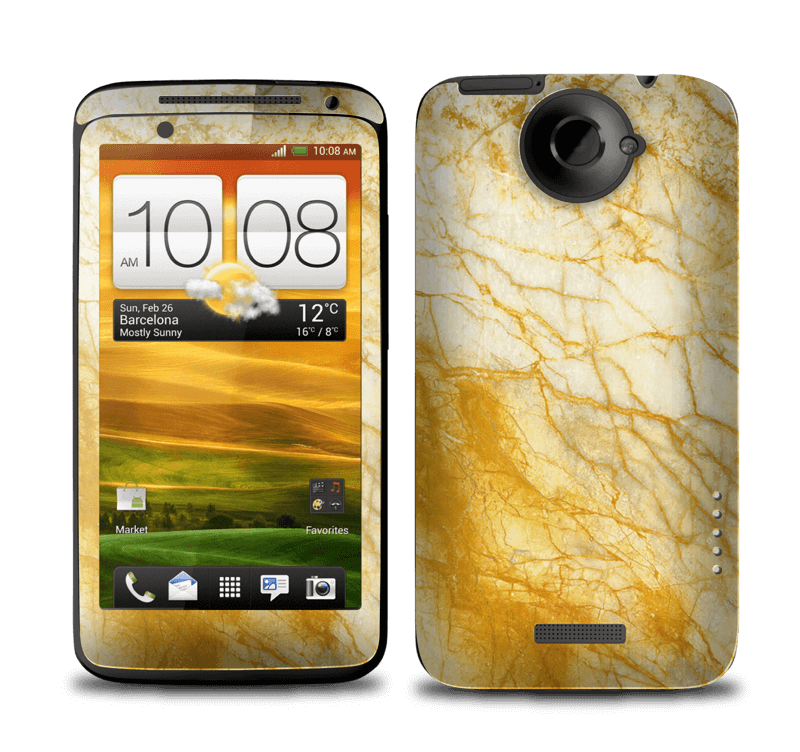 Rust og gull stein Skin One X