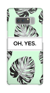 Oh Yes, Mint pastel. case Galaxy Note8