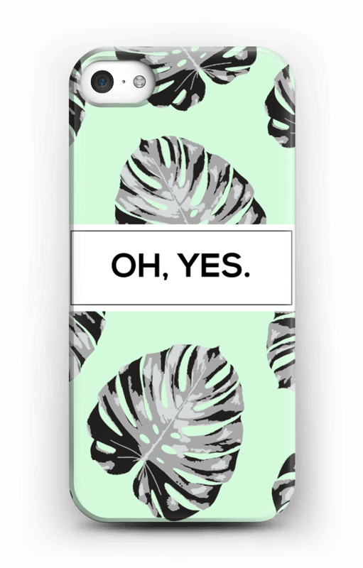 Oh yes turquoise Coque IPhone 5/5S