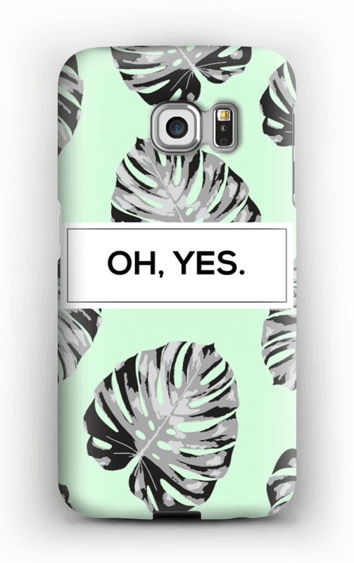 Yes-minttu kuoret Galaxy S6 Edge