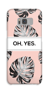 Yes-persikka kuoret Galaxy S8 Plus