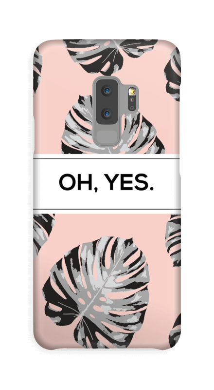 Oh yes saumon Coque Galaxy S9 Plus