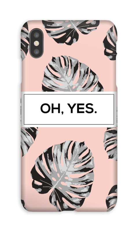 Oh yes saumon Coque IPhone XS Max