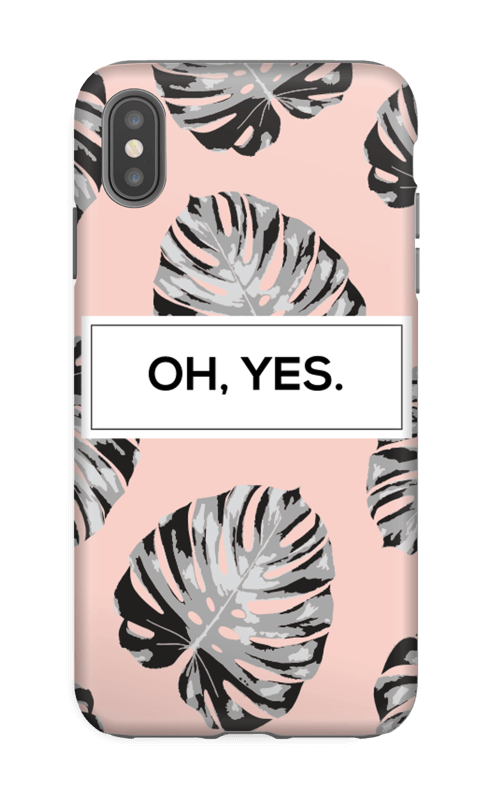 Oh yes saumon Coque IPhone XS Max tough