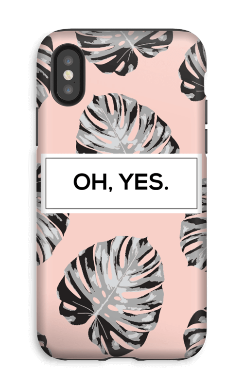 Oh yes saumon Coque IPhone XS tough