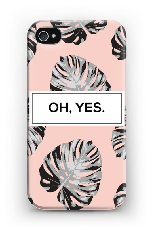 Oh yes saumon Coque IPhone 4/4s