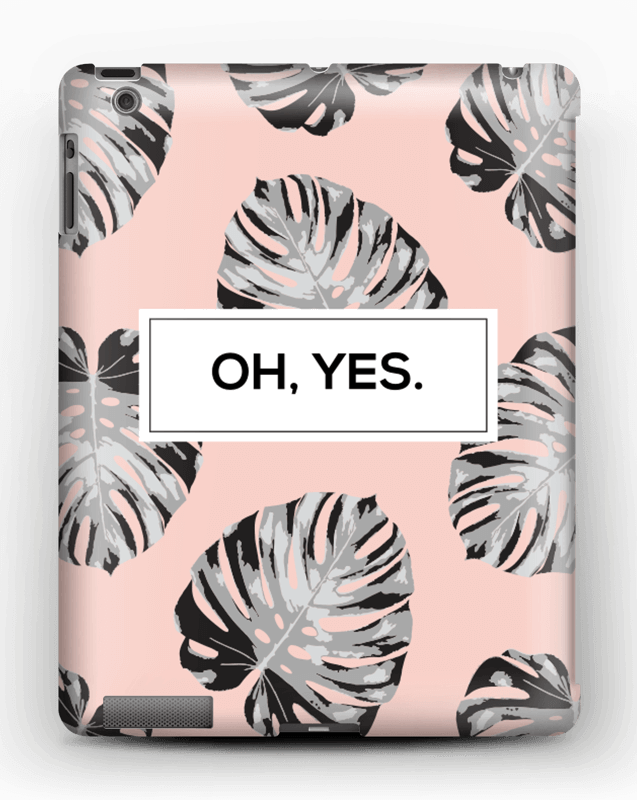 Oh yes saumon Coque IPad 4/3/2