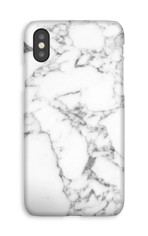 Carrara marmor deksel IPhone XS
