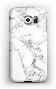 Valkoinen marmori, uusittu kuoret Galaxy S6 Edge