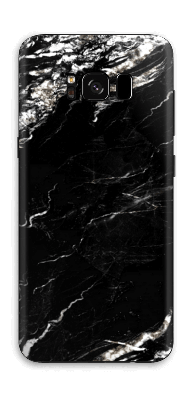 More black marble Skin Galaxy S8