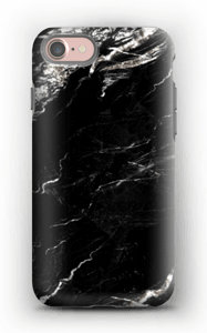 Zwart & Wit marmer hoesje IPhone 7 tough