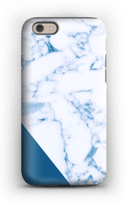 Blått og marmor deksel IPhone 6s tough
