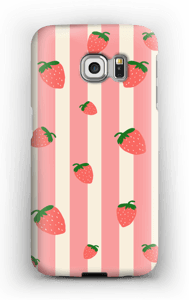 Jordbær deksel Galaxy S6 Edge