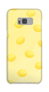 Keltaiset kesäsitruunat kuoret Galaxy S8 Plus