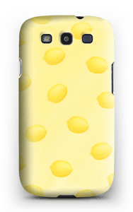 Keltaiset kesäsitruunat kuoret Galaxy S3