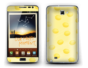 Summer lemon in yellow