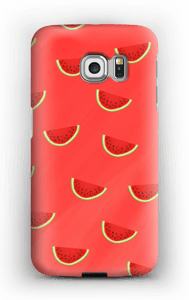 Røde vannmeloner deksel Galaxy S6 Edge