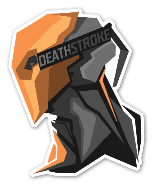 Deathstroke pegatina