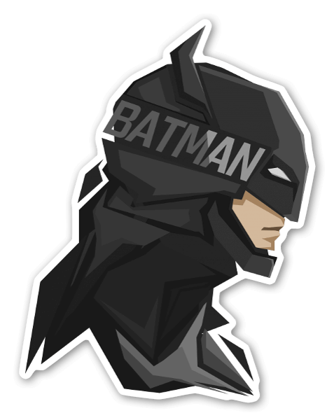 Batman II pegatina