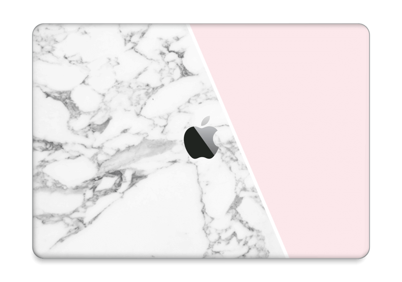 Marmor og rosa Skin MacBook Pro 13” 2016-