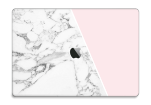 Marmor og rosa Skin MacBook Pro 15” 2016-