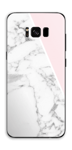 Marble and Pink Skin Galaxy S8 Plus