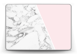 Marmor og rosa Skin MacBook Pro 13” -2015