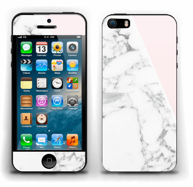 Marmor og rosa Skin IPhone 5s