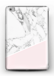 Lichtroze & wit marmer hoesje IPad mini 2