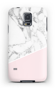 White Marble and Pink case Galaxy S5