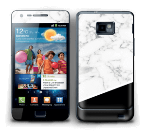 Black and White Skin Galaxy S2