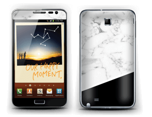 Black and White Skin Galaxy Note
