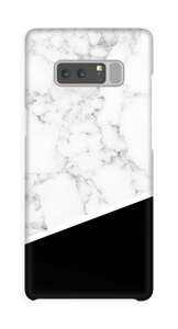 Zwart en Wit Marmer hoesje Galaxy Note8