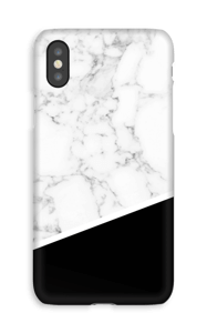 Svart och marmor skal IPhone XS