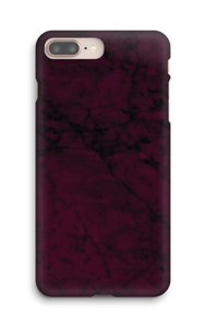 Burgunder marmor deksel IPhone 8 Plus