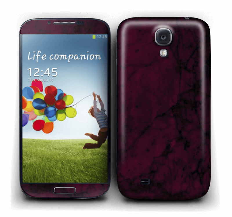 Burgundy marble