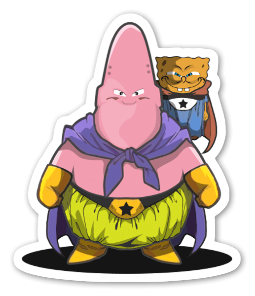 Buu Esponja pegatina