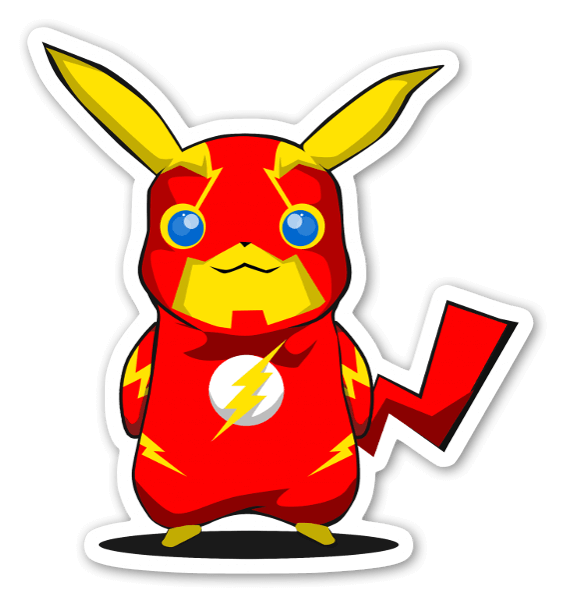 PikaFlash sticker