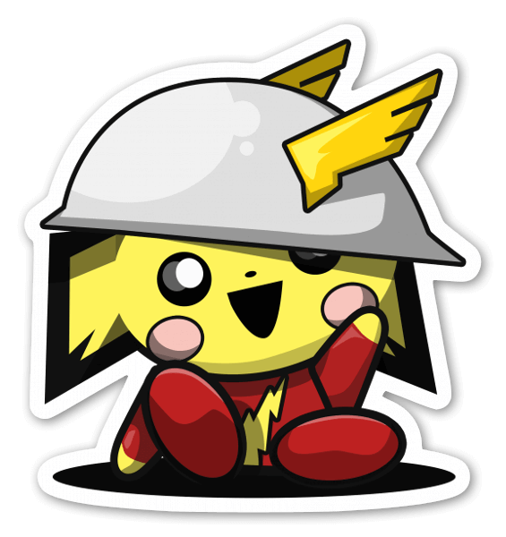 PikaFlash sticker