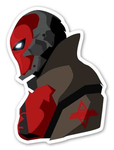Caballero de Arkham pegatina
