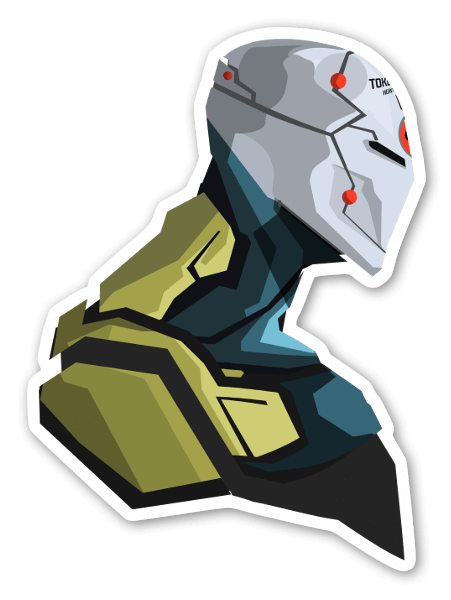 Gray Fox pegatina