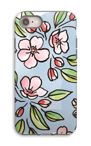 Blomster deksel IPhone 8 tough