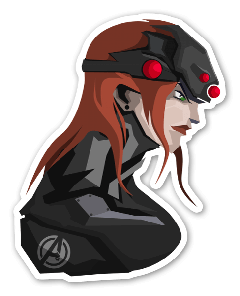 Black Window Maker sticker